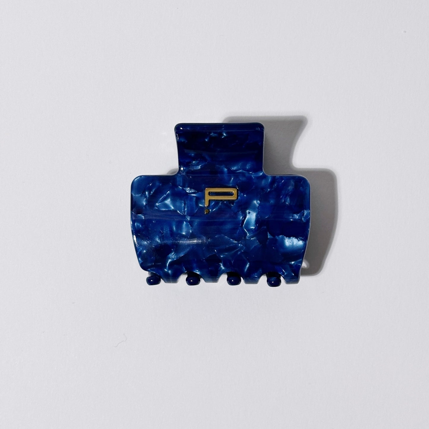 Haarklammer NO.01, dunkelblau