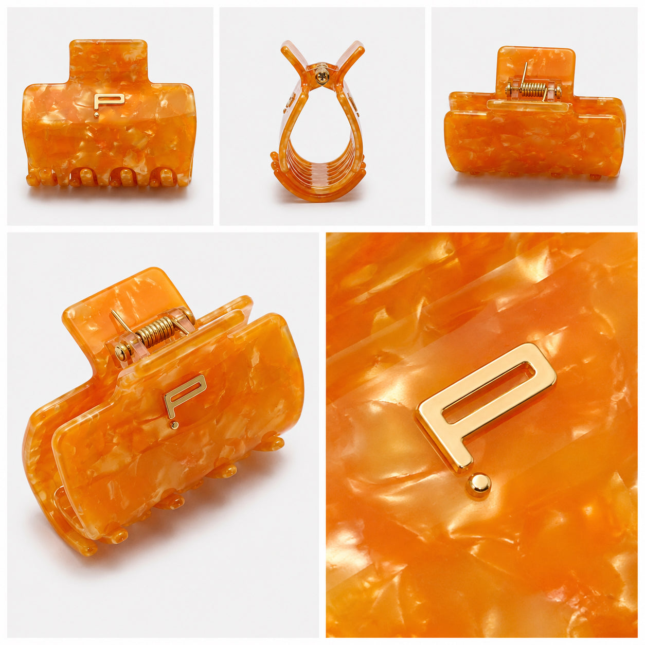 Haarklammer NO.01, aperol