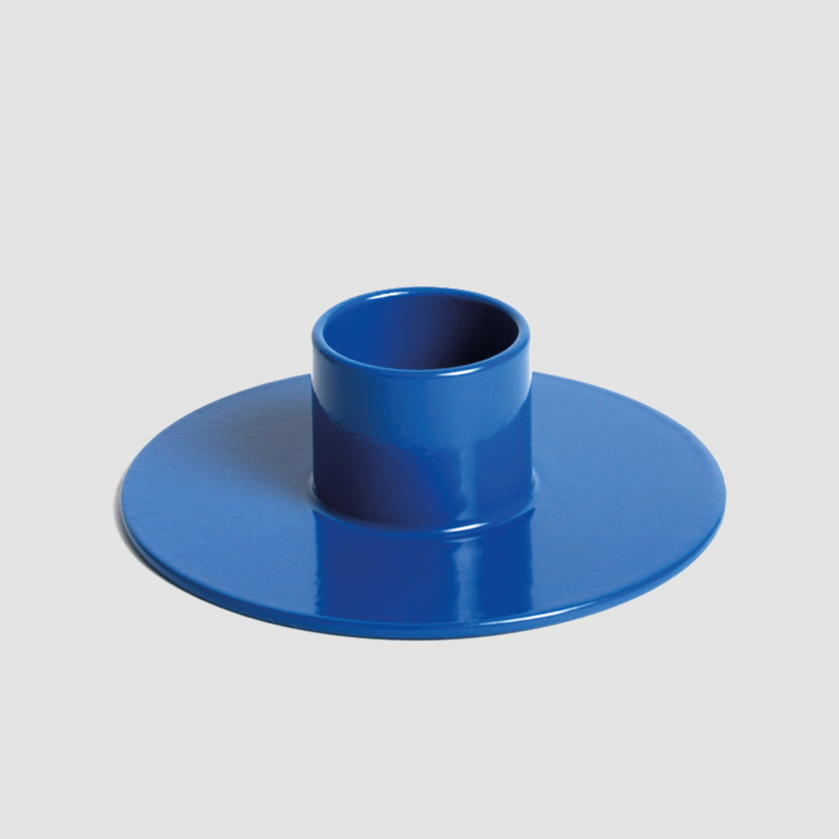 Kerzenhalter, blau
