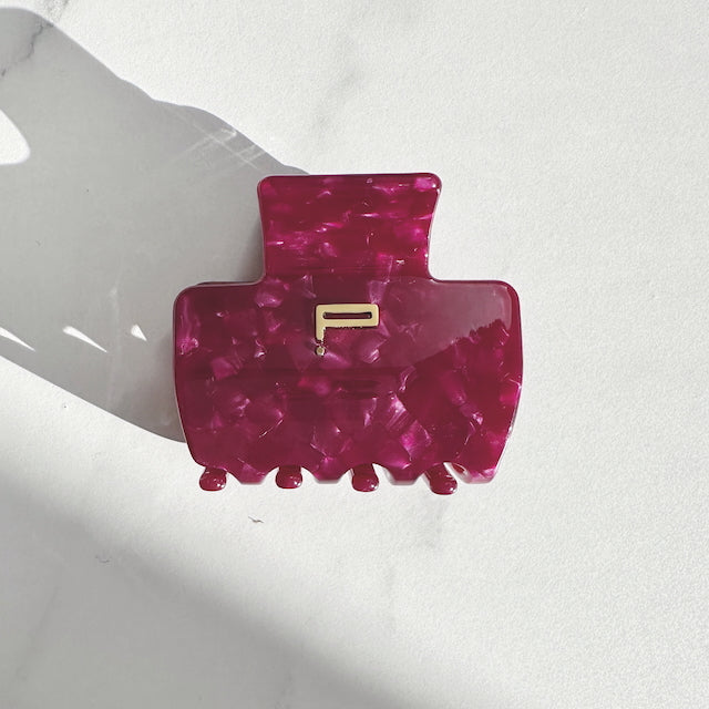 Haarklammer NO.01, bordeaux 3 Stk.