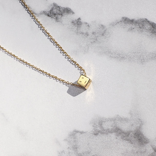 Kette Mood-Cube, gold