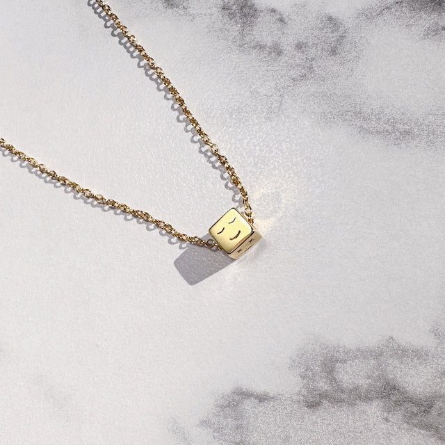 Kette Mood-Cube, gold