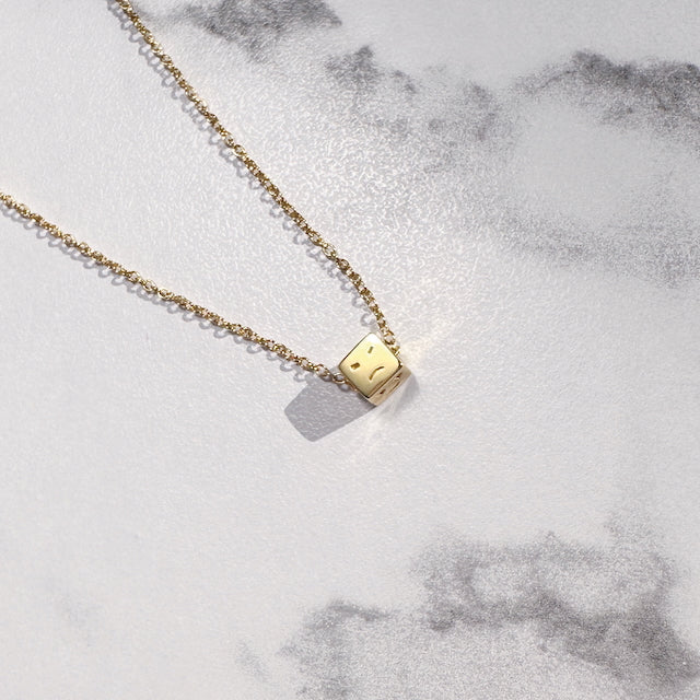 Kette Mood-Cube, gold