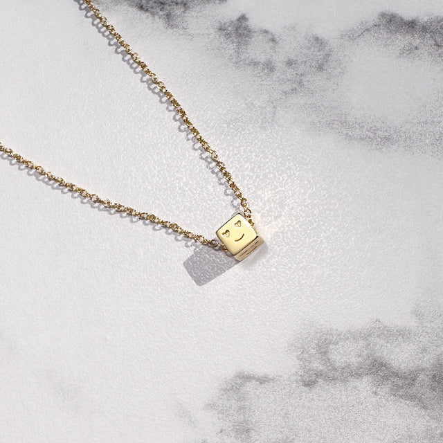 Kette Mood-Cube, gold