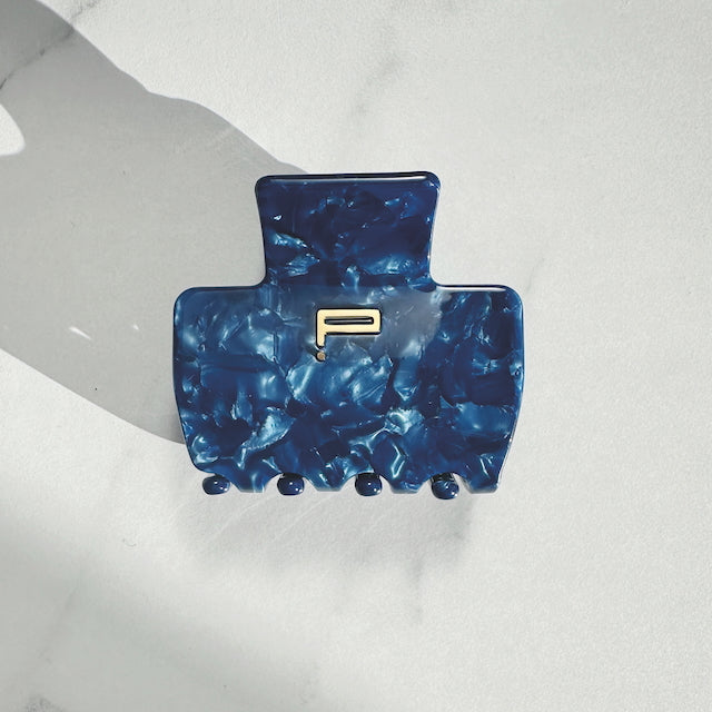 Haarklammer NO.01, dunkelblau