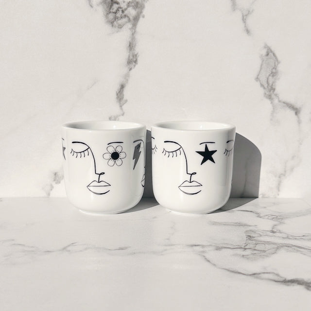 Espressobecher, Faces 2 Stk.