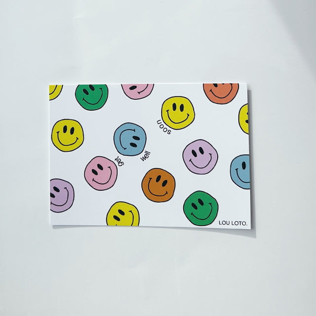 Postkarte Get Well, 10 Stk.
