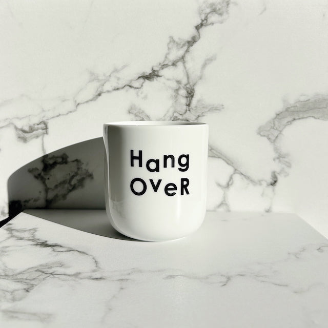 Porzellanbecher Hangover, 6 Stück