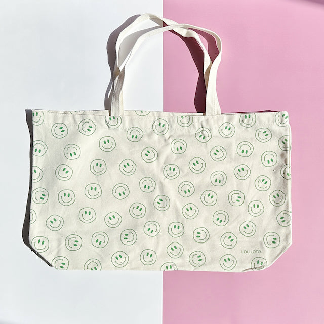 Canvas Shopper, grün