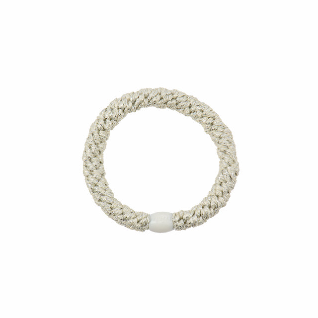 Kknekki Haargummi ivory glitter