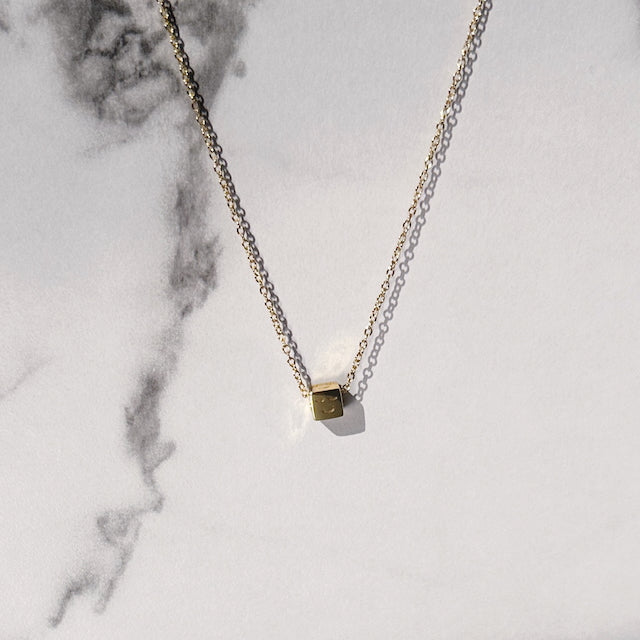 Kette Mood-Cube, gold