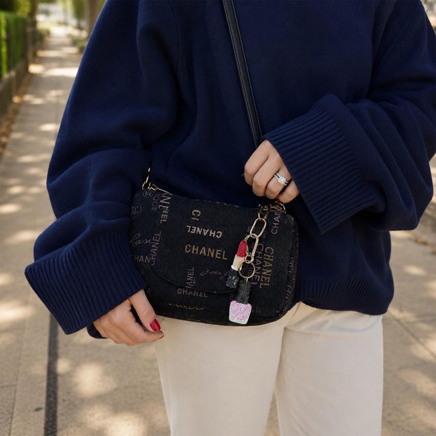 Schlüsselanhänger & Bag Charm Lippenstift