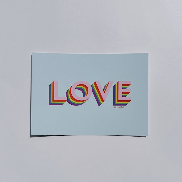 Postkarte Love