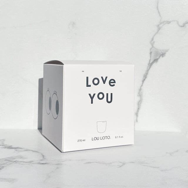 Porzellanbecher Love You