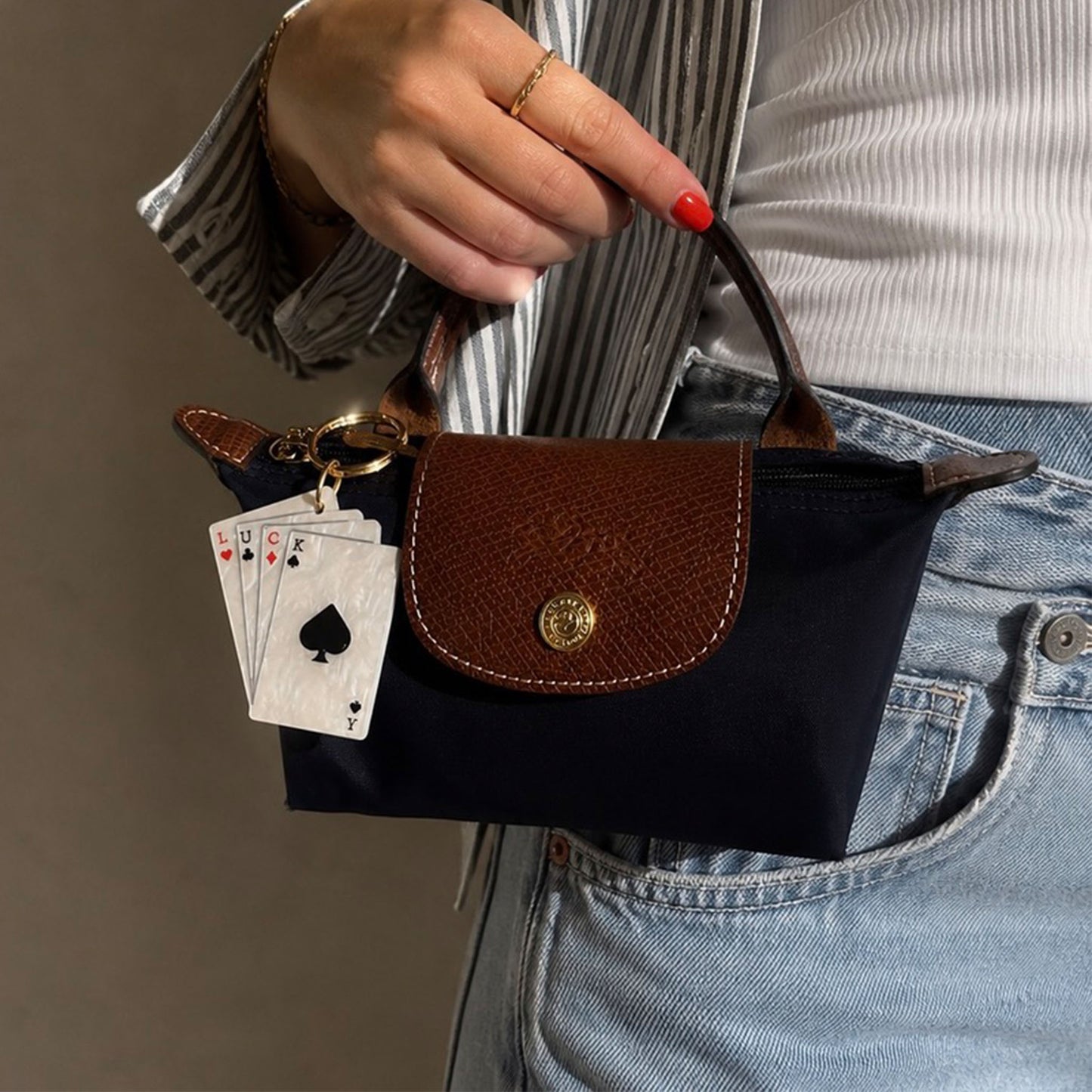 Schlüsselanhänger & Bag Charm Spielkarten Lucky