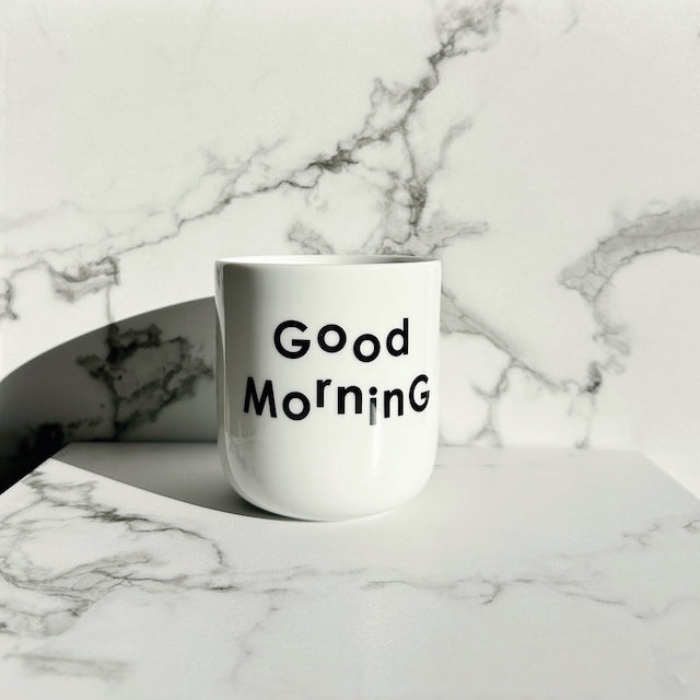 Porzellanbecher Good Morning