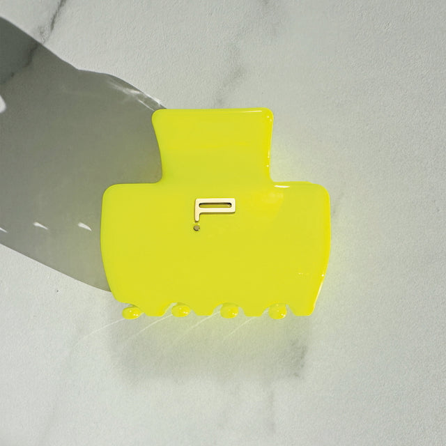 Haarklammer NO.01, neongelb