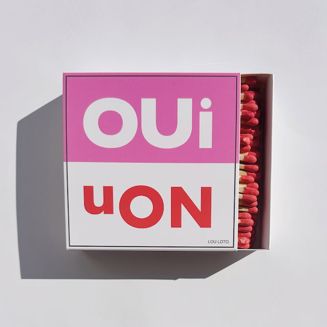 Streichhölzer Oui/Non