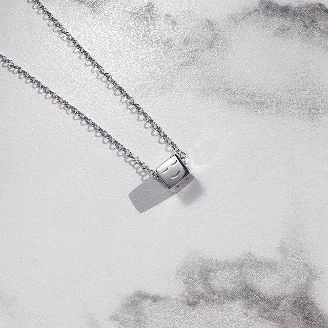 Kette Mood-Cube, silber
