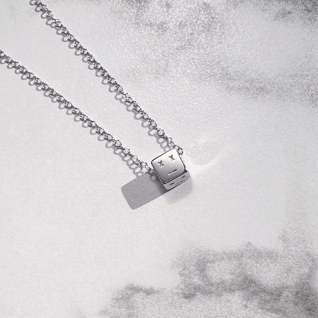 Kette Mood-Cube, silber