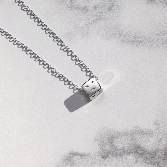 Kette Mood-Cube, silber