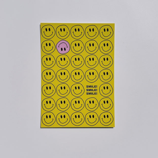Postkarte Smile, 10 Stk