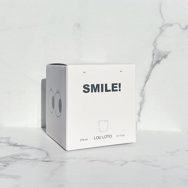 Porzellanbecher Smile, 6 Stück