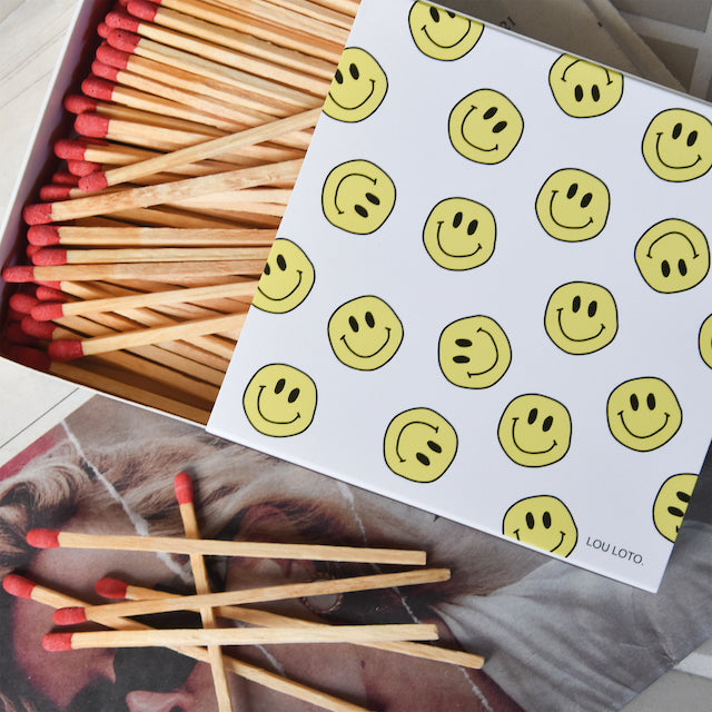 Streichhölzer Happy Faces