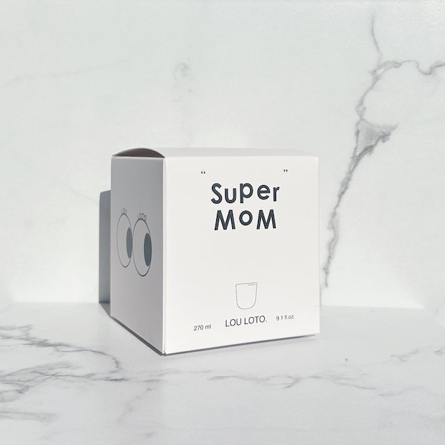 Porzellanbecher Super Mom