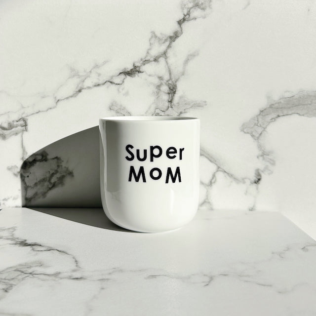 Porzellanbecher, Super Mom