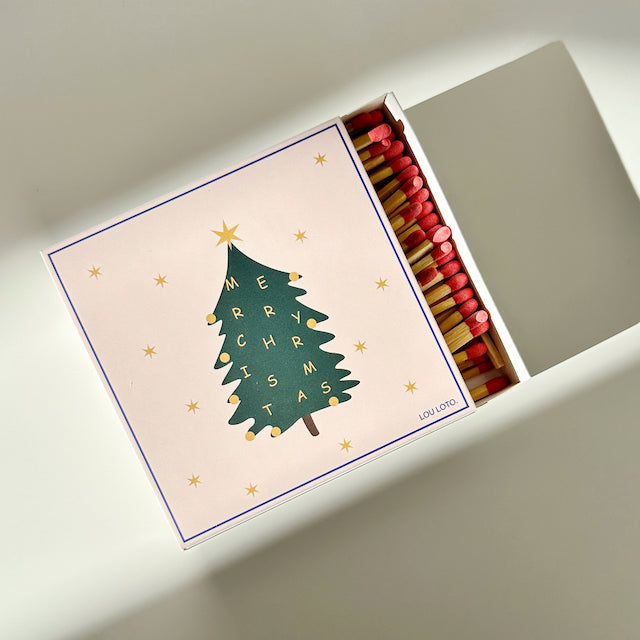 Streichhölzer Merry Christmas