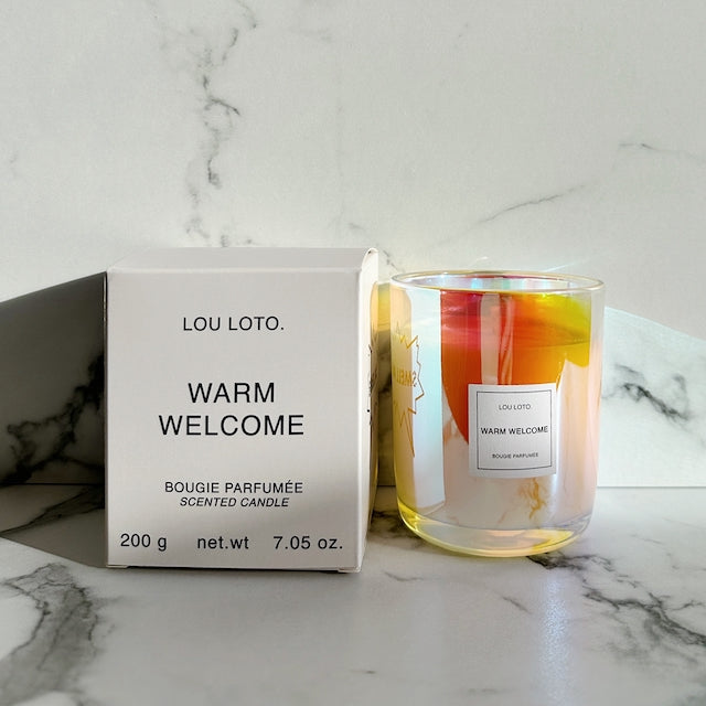 Duftkerze 200g, Warm Welcome (Amber)