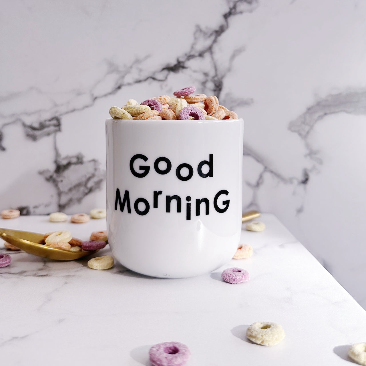 Porzellanbecher Good Morning