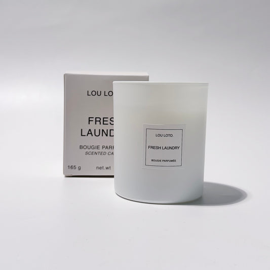 Duftkerze 165g, Fresh Laundry