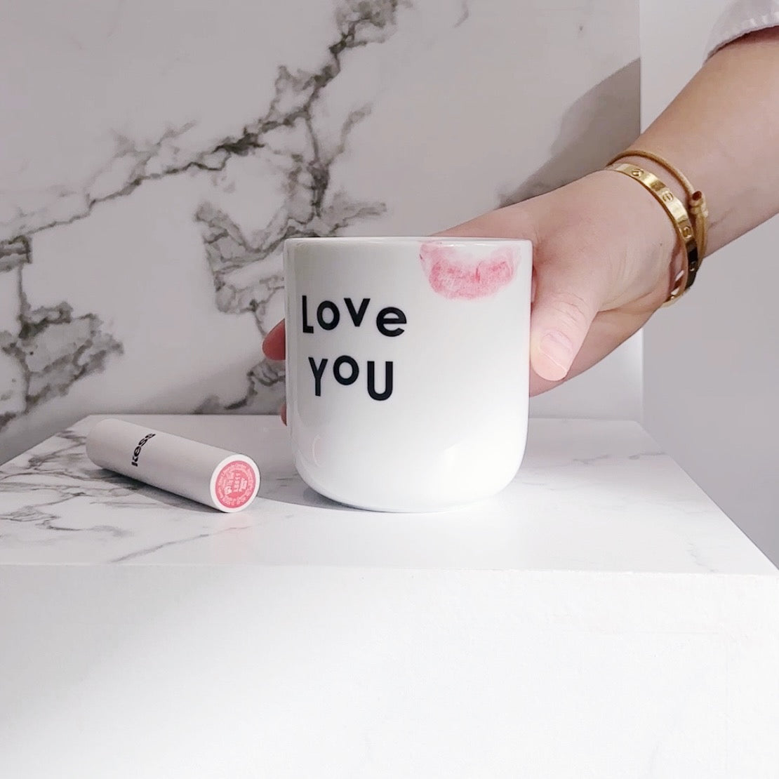 Porzellanbecher Love You