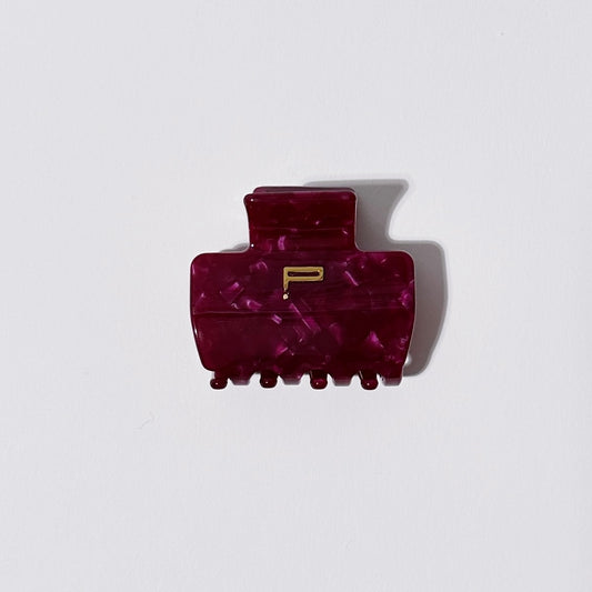 Haarklammer NO.01, bordeaux