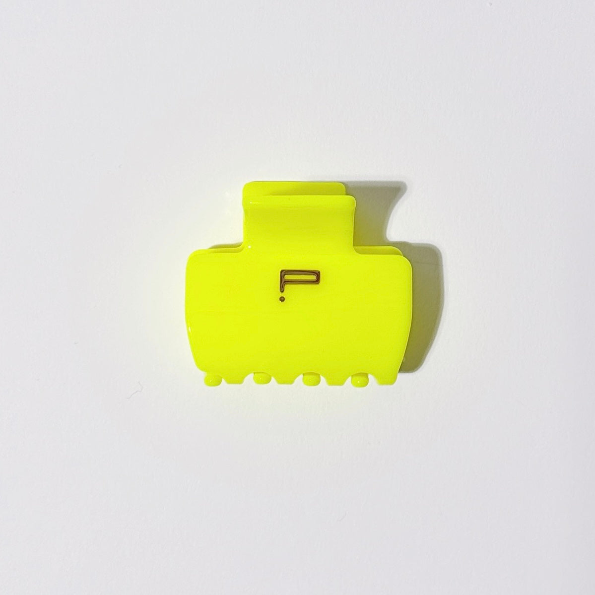 Haarklammer NO.01, neongelb