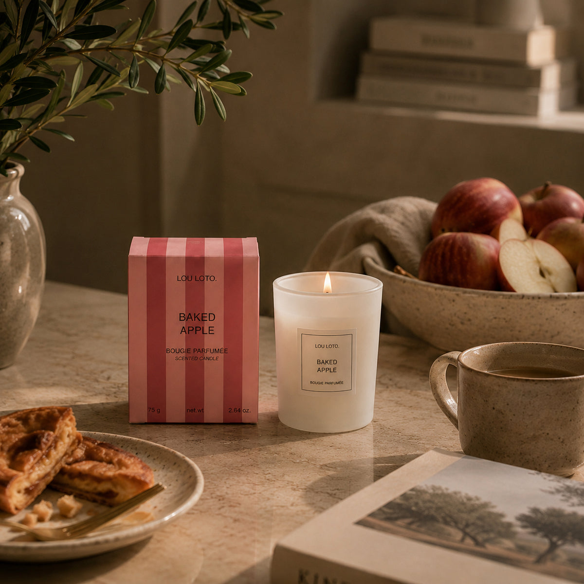 Duftkerze 75g, Baked Apple