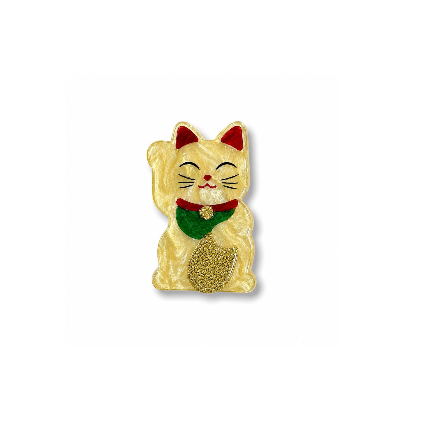Brosche Lucky Cat