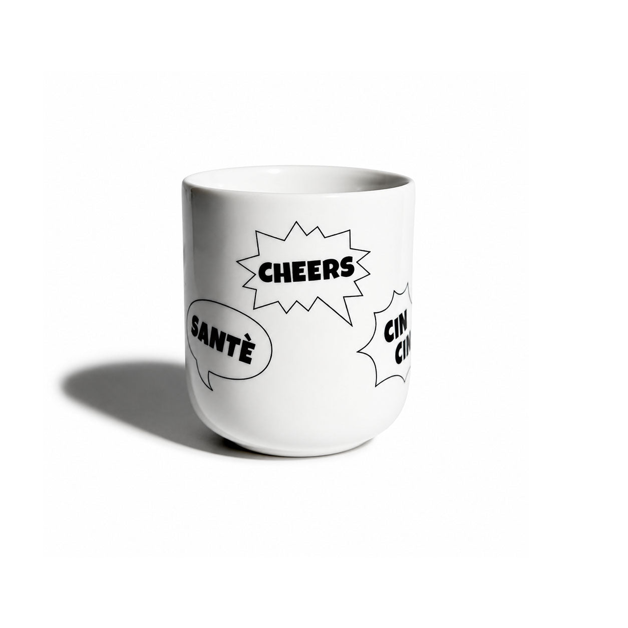 Porzellanbecher Cheers