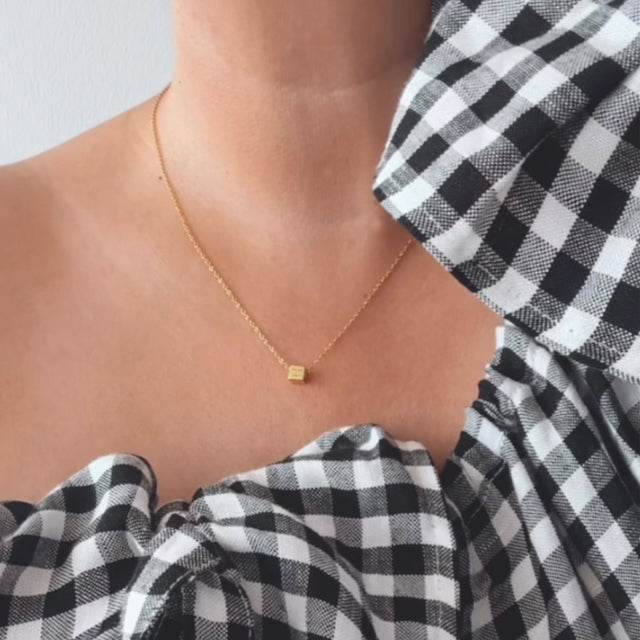Kette Mood-Cube, gold