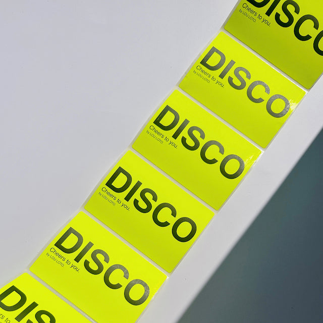 Sticker DISCO, 20 Stk.