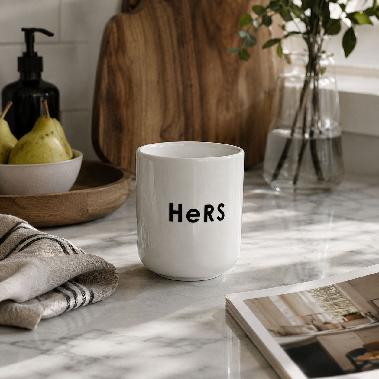 Porzellanbecher Hers