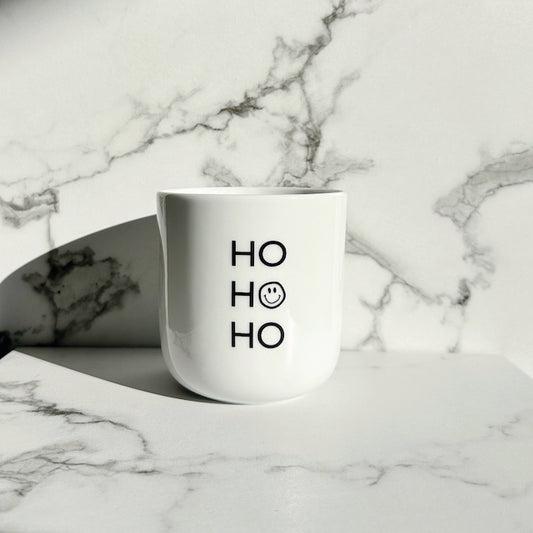 Porzellanbecher Ho Ho Ho