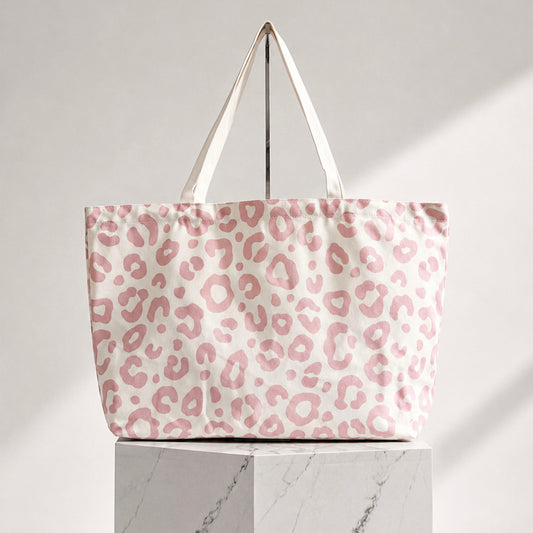 Canvas Shopper Leo, rosa