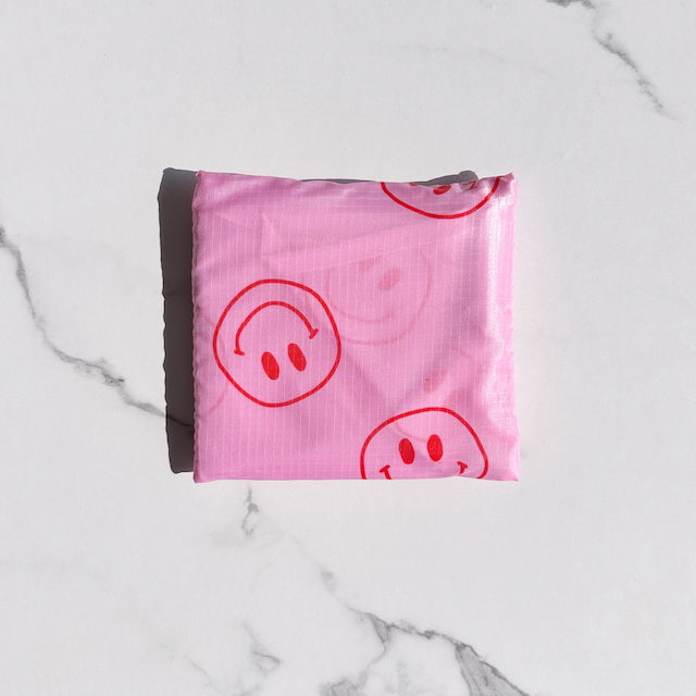 Shopping Bag pink, 3 Stück