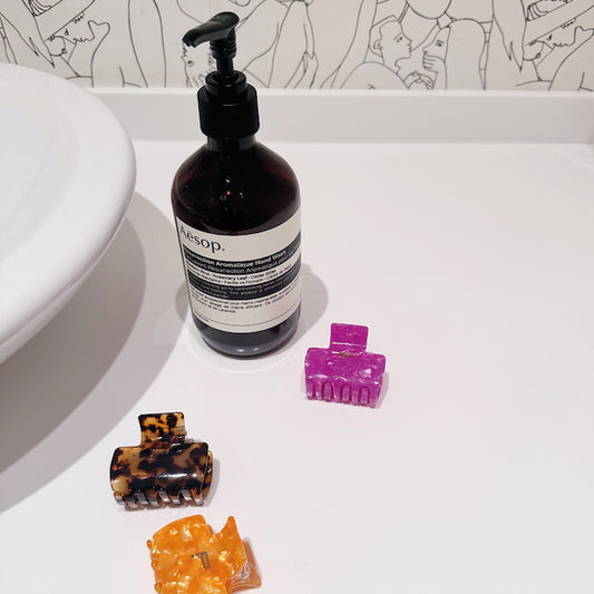 Haarklammer NO.01, violett