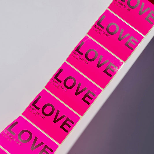 Sticker LOVE, 5 Stk.