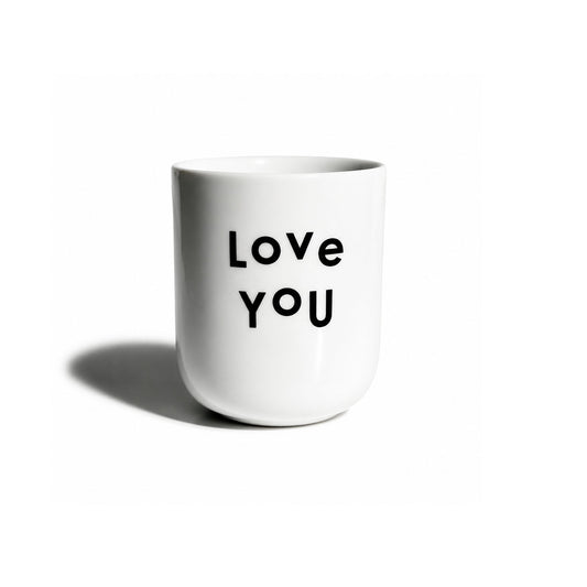 Porzellanbecher Love You