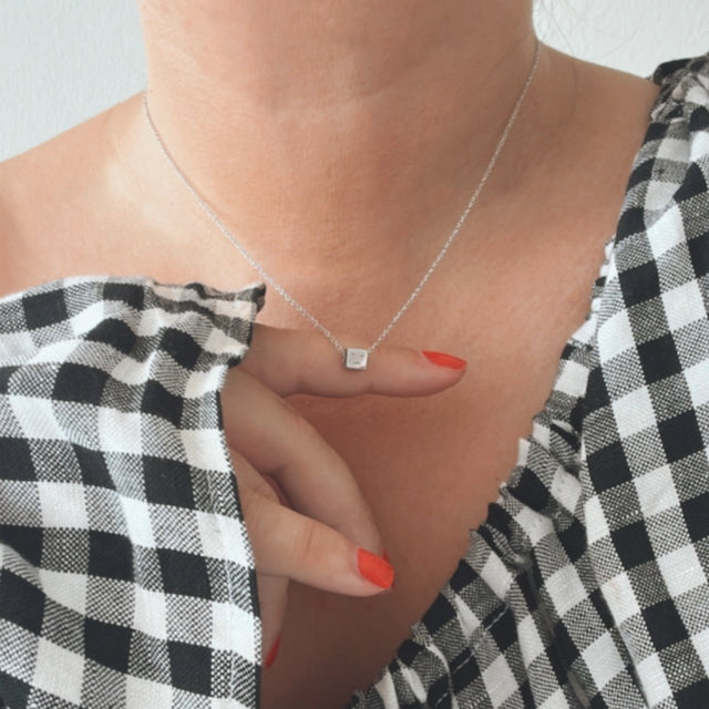 Kette Mood-Cube, silber
